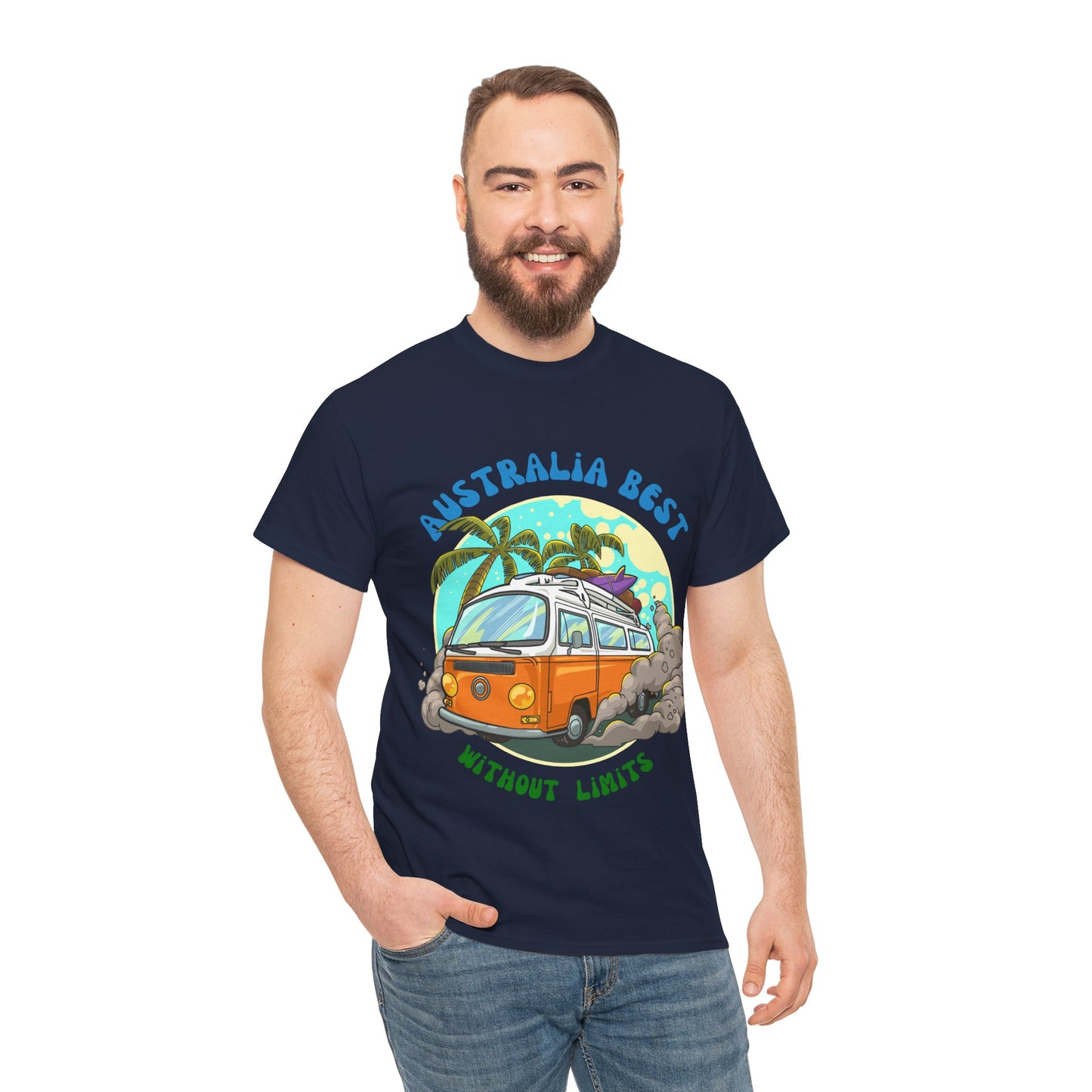 Australia Best T-shirt, Holidays T-shirt, Unisex Heavy Cotton Tee, 3 colours, 100% cotton, AU warehouse.