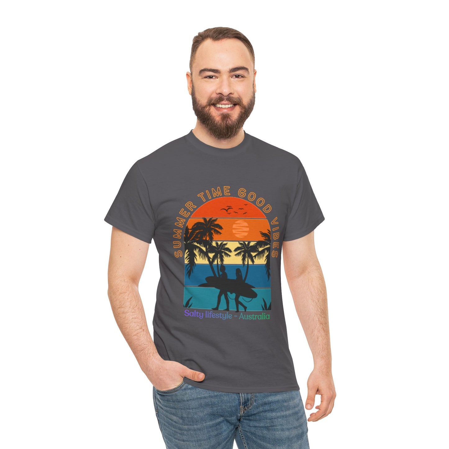 Salty lifestyle Surf & Beach Graphics Tee.