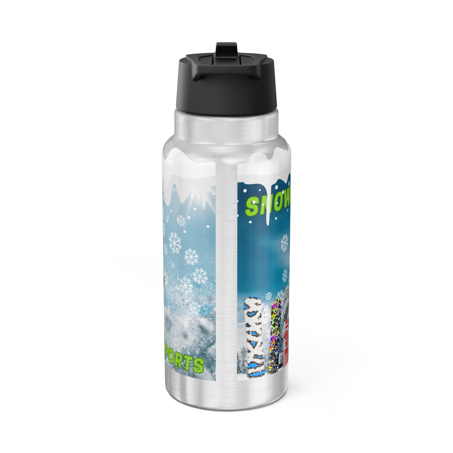 Water Bottle or Favourite Beverage, Snowboarding Xtreme Sports 32oz