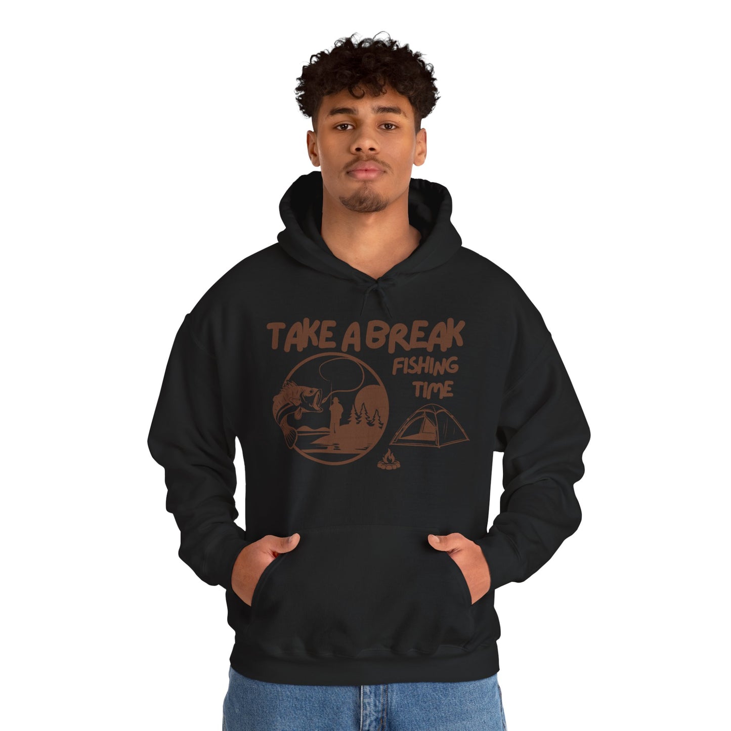 Take a break Hoodie, Fishing Hoodie, Salty lifestyle Hoodie, Unisex Heavy Blend Sweatshirt, 6 colours, different sizes, Top quality, AU warehouse.