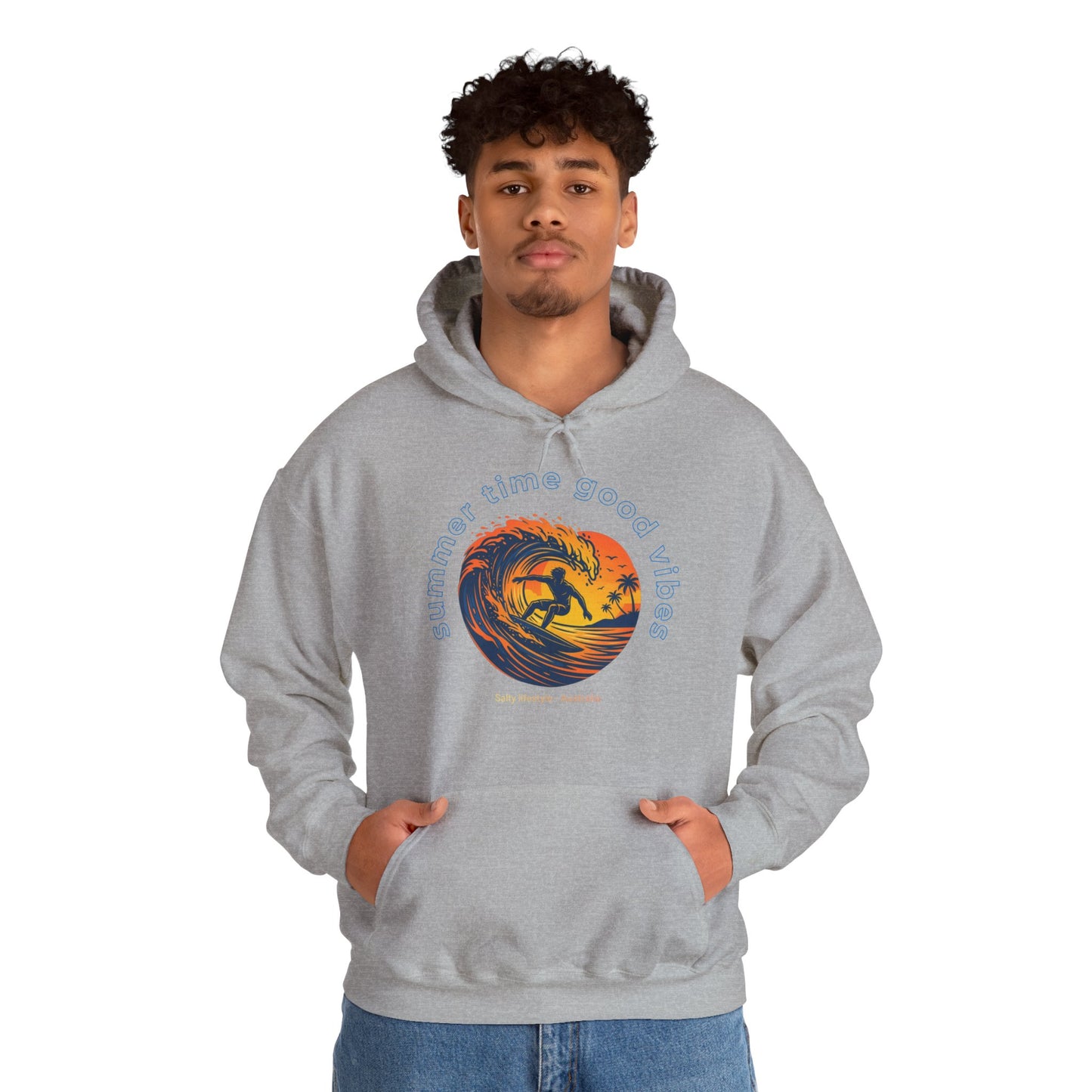 Surfing Hoodie, Good vibes Hoodie, Salty Lifestyle Hoodie, 3 colours, different sizes, top quality product, AU post