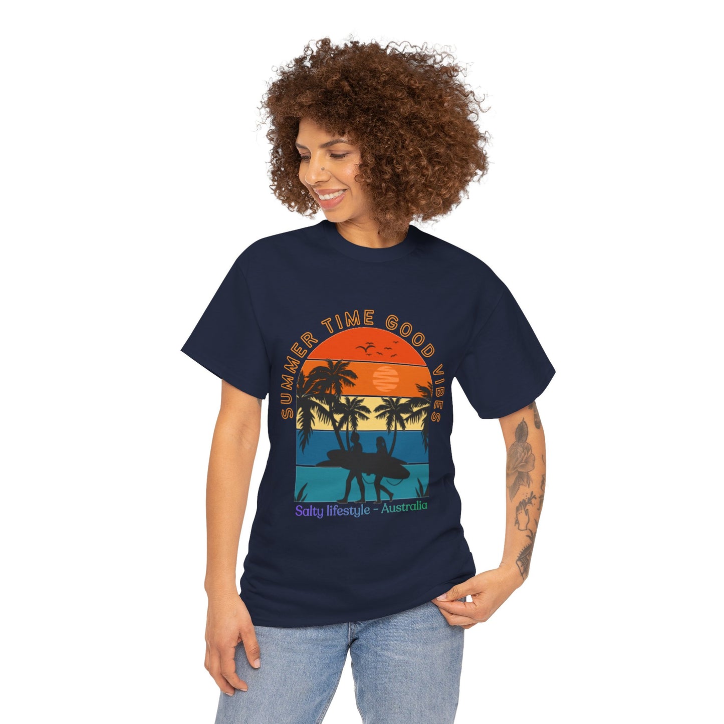 Salty lifestyle Surf & Beach Graphics Tee.