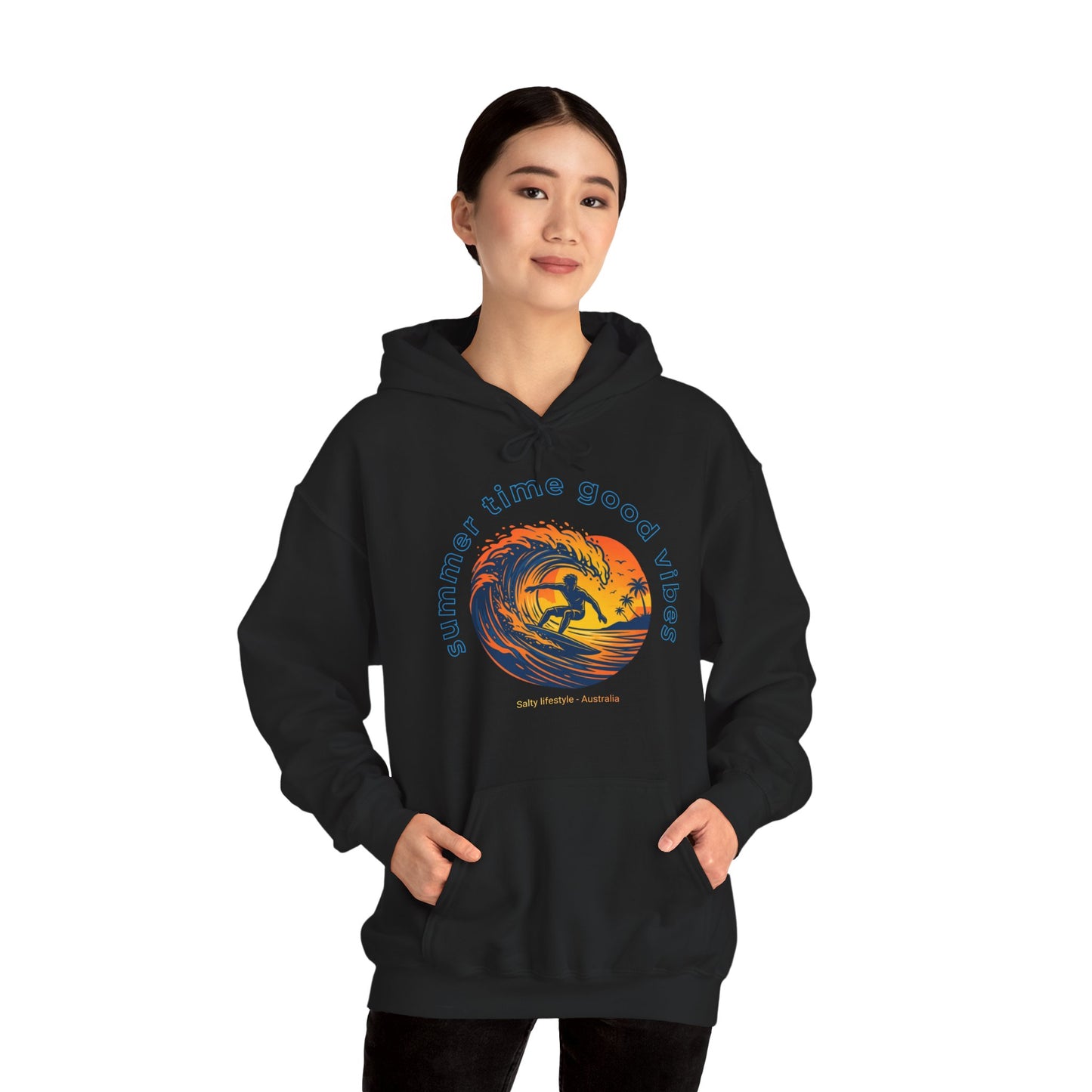 Surfing Hoodie, Good vibes Hoodie, Salty Lifestyle Hoodie, 3 colours, different sizes, top quality product, AU post