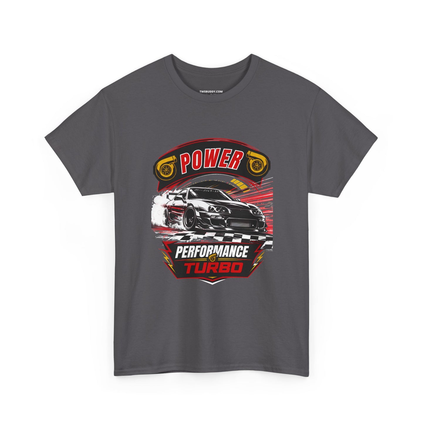 Turbo Racing & Fast Car Graphic T-Shirt.