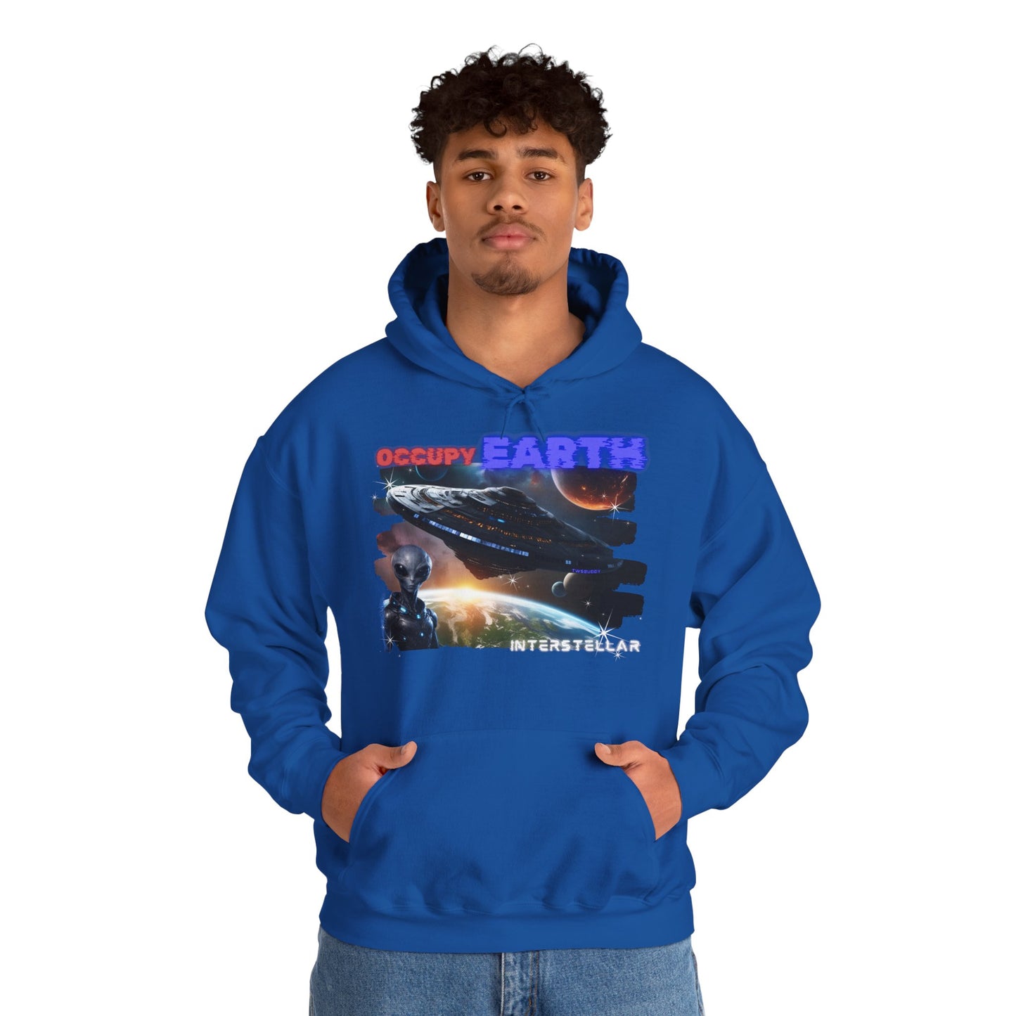 Occupy Earth hoodie, Gaming heavy blend hoodie, 5 colours, AUS-USA-CAN warehouse.
