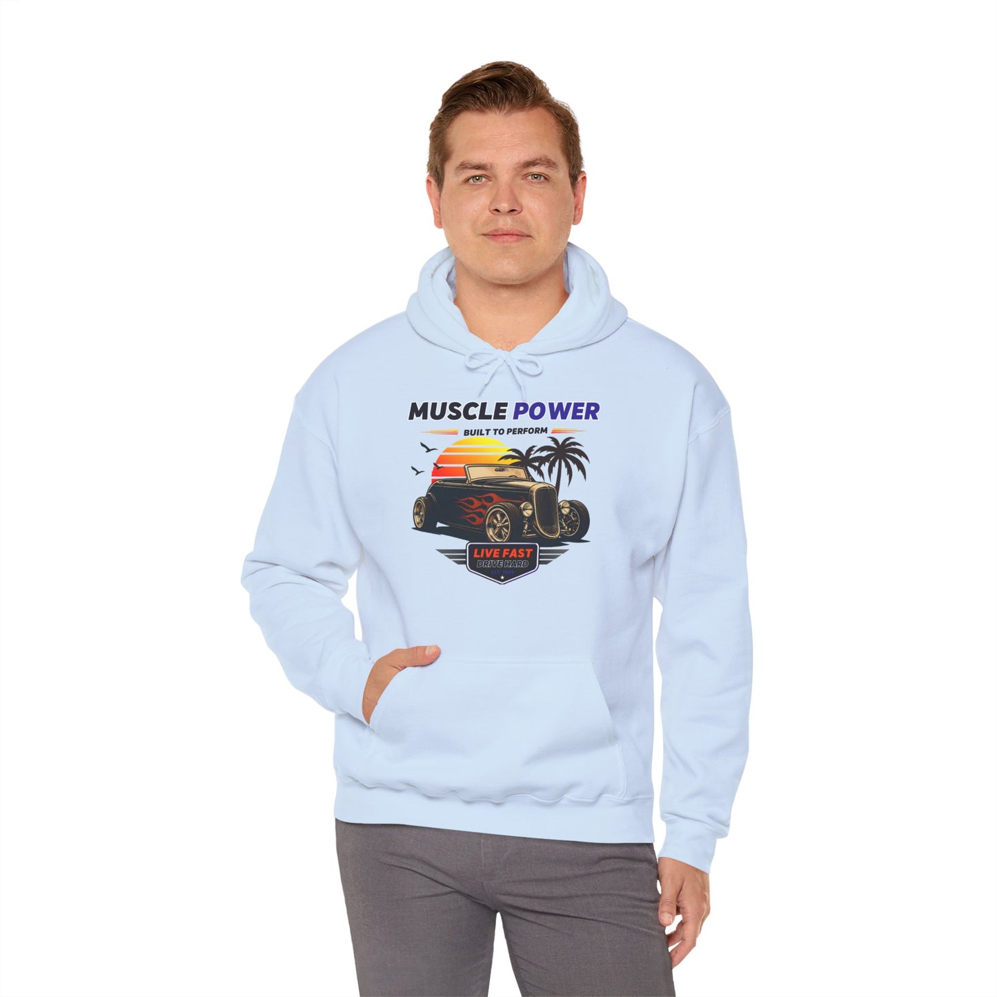 Hot Rod Car Hoodie, Muscle Car Hoodie, Kangaroo pocket, Top quality, 5 colours, different sizes, AU post.