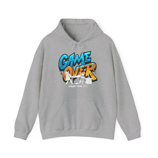 Game Over Hoodie, Gamer Hoodie, Gaming Unisex Heavy Blend™ Hooded Sweatshirt, 4 colours, AUS-USA-CAN warehouses, Free post.