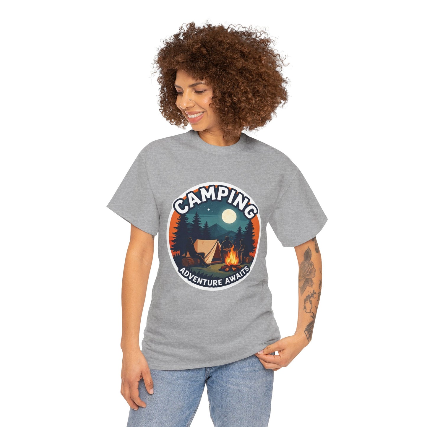 Camping T-shirt, Holiday T-shirt, Top quality cotton, 6 Colours, Different sizes, AU post.