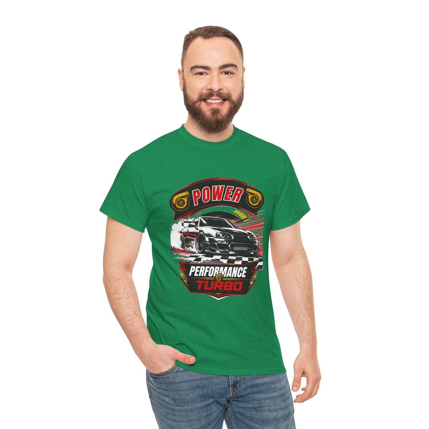 Turbo Racing & Fast Car Graphic T-Shirt.