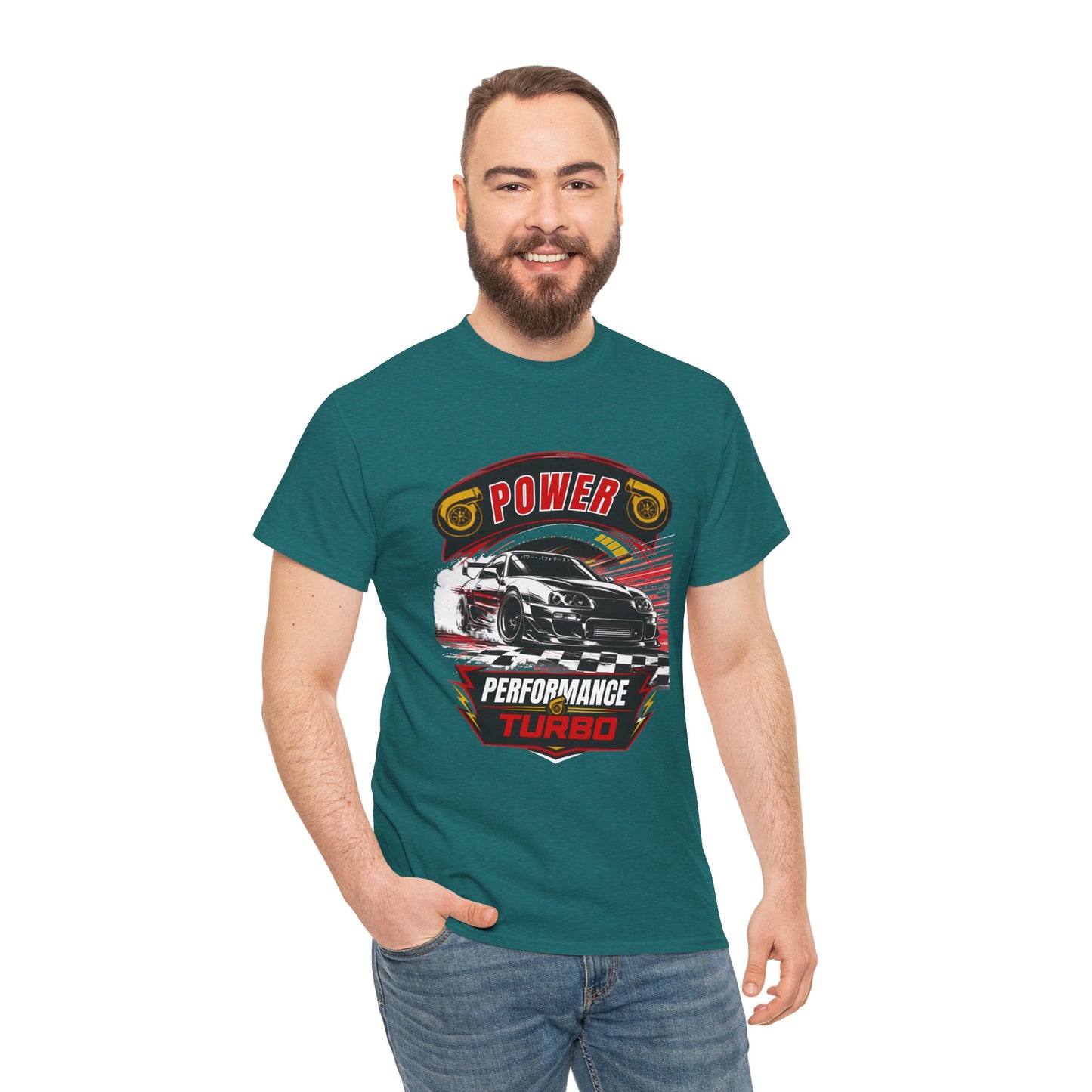 Turbo Racing & Fast Car Graphic T-Shirt.