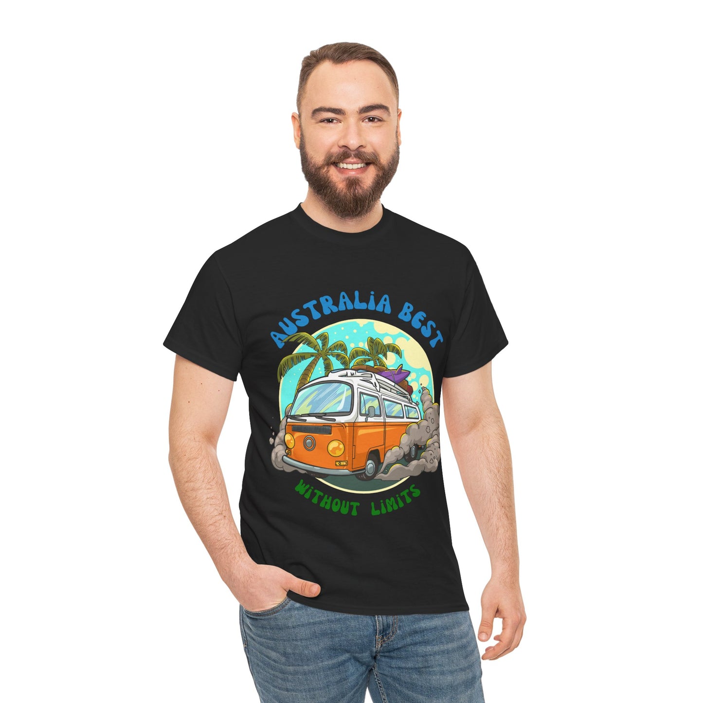 Australia Best T-shirt, Holidays T-shirt, Unisex Heavy Cotton Tee, 3 colours, 100% cotton, AU warehouse.