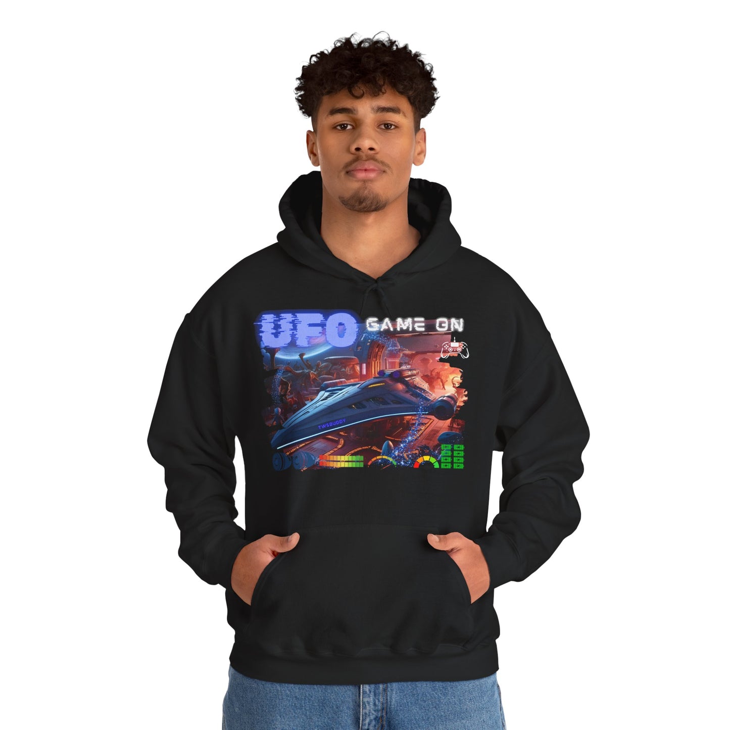 UFO Hoodie, Alien heavy blend hoodie, 3 colours, AUS-USA-CAN warehouse, local post.