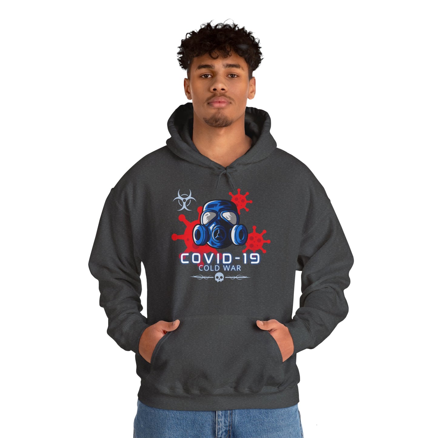 Covid-19 Hoodie, Virus Attack Hoodie, Cold War Unisex Heavy Blend™ Hooded Sweatshirt, 4 colours, AUS-USA-CAN warehouses, Free post.