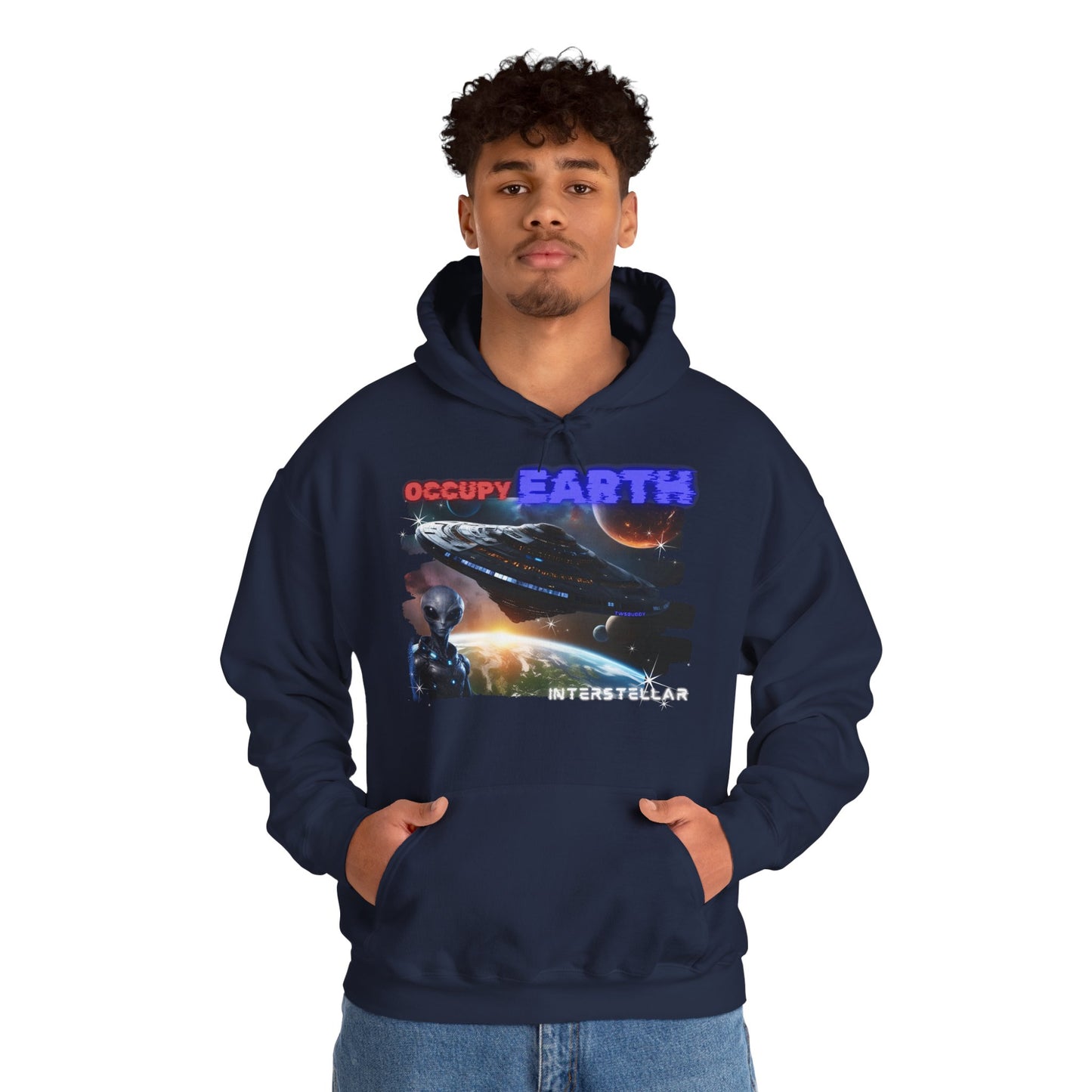 Occupy Earth hoodie, Gaming heavy blend hoodie, 5 colours, AUS-USA-CAN warehouse.