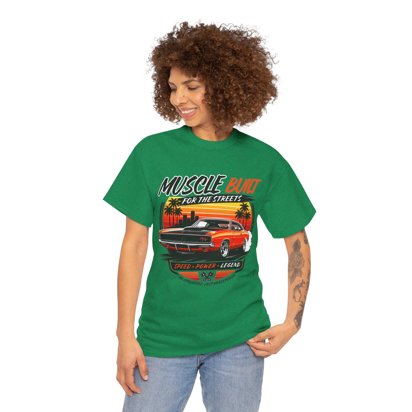 Classic Muscle Car & Hot Rod Graphic T-shirt.