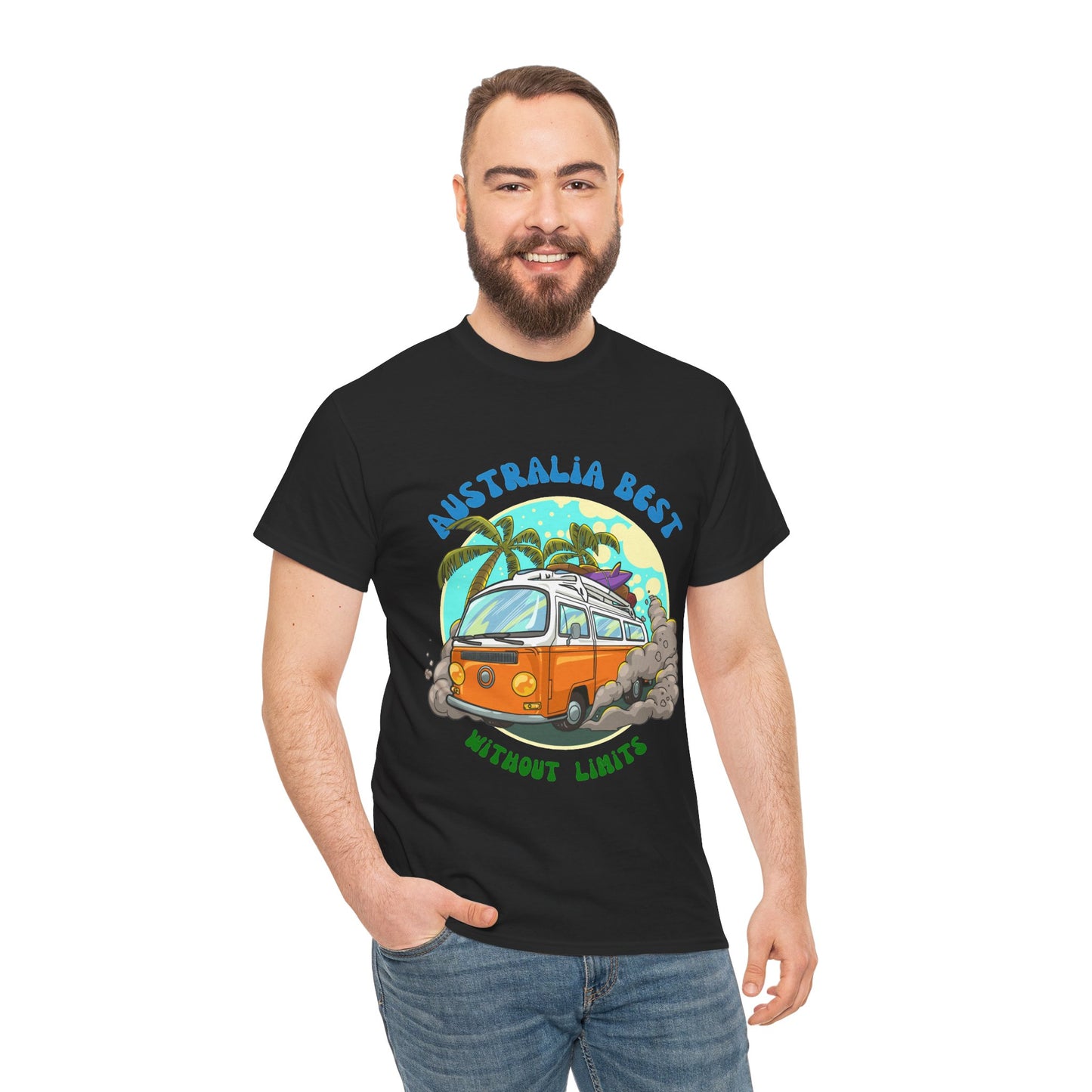 Australia Best T-shirt, Holidays T-shirt, Unisex Heavy Cotton Tee, 3 colours, 100% cotton, AU warehouse.