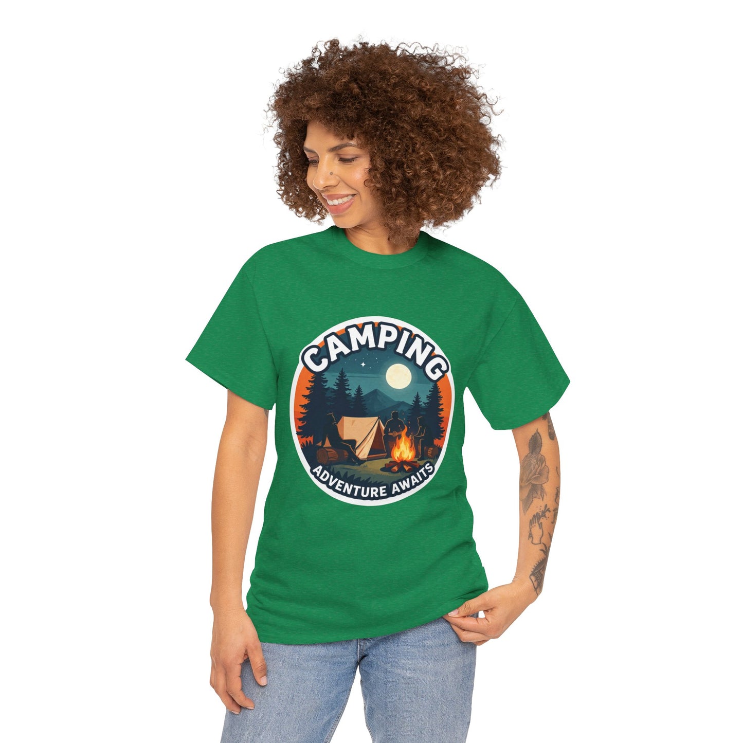 Camping T-shirt, Holiday T-shirt, Top quality cotton, 6 Colours, Different sizes, AU post.