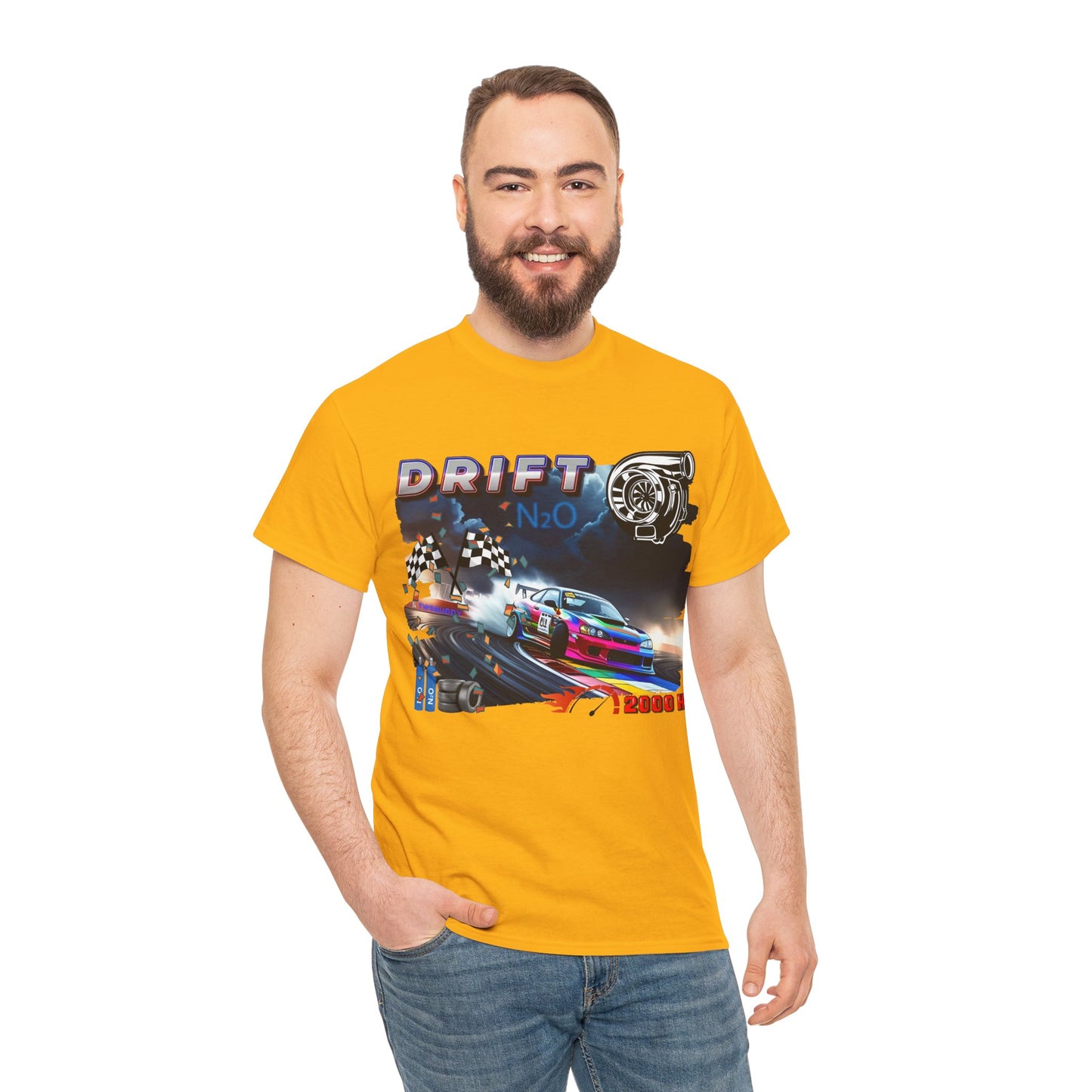 Drift T-shirt, Fast car T-shirt, Unisex Heavy Cotton Tee, Top quality cotton, 7 Colours, Different sizes, AU warehouse.