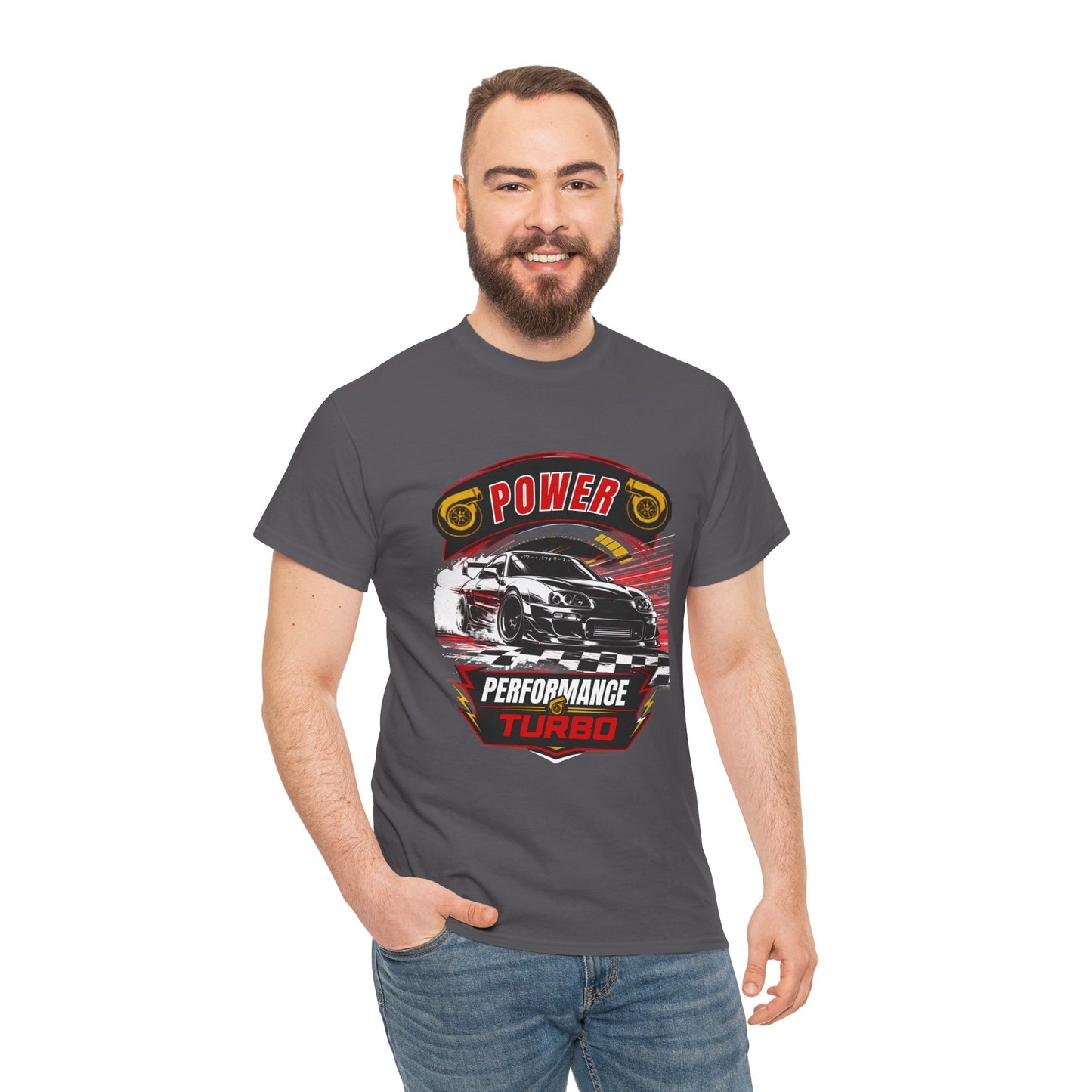 Turbo Racing & Fast Car Graphic T-Shirt.