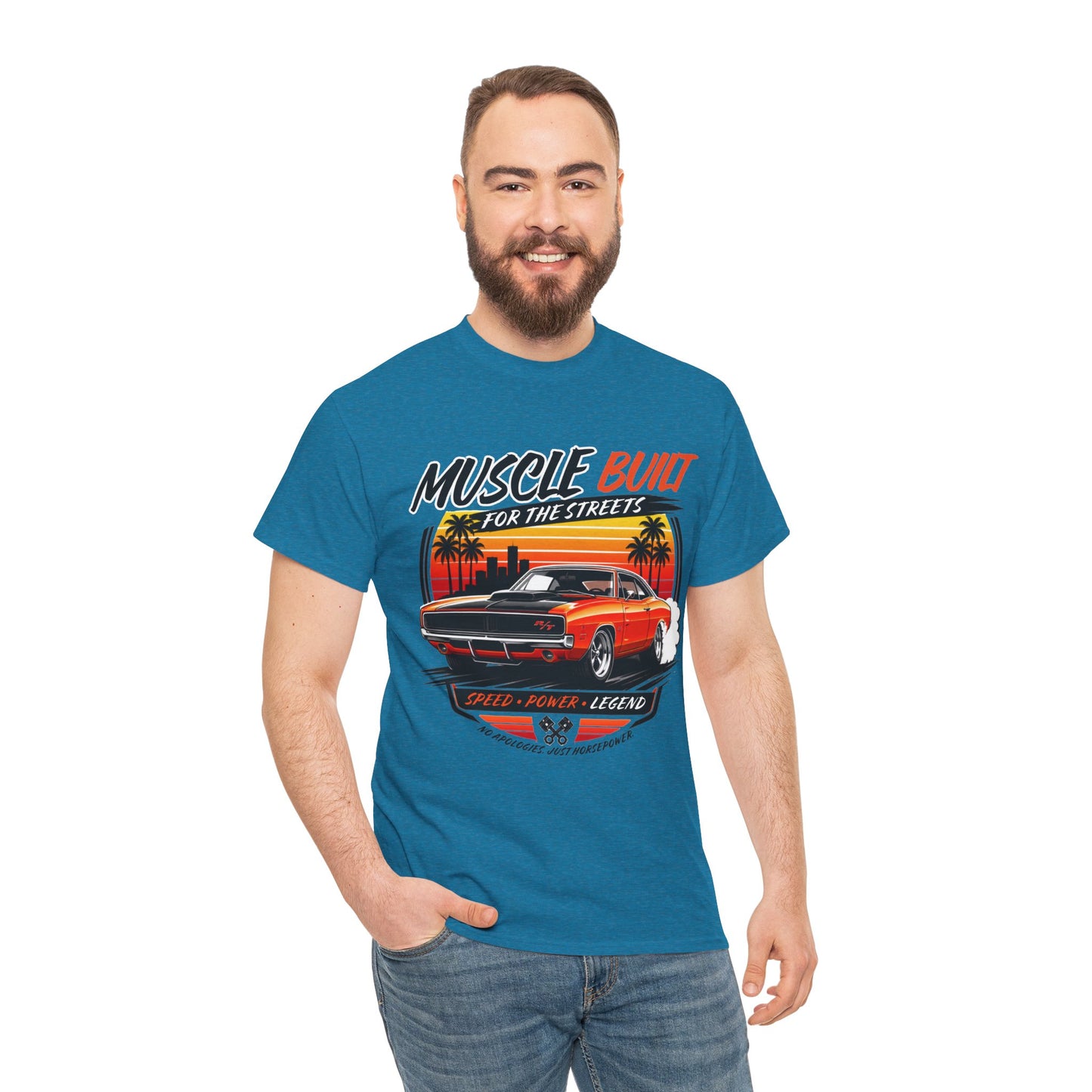 Classic Muscle Car & Hot Rod Graphic T-shirt.