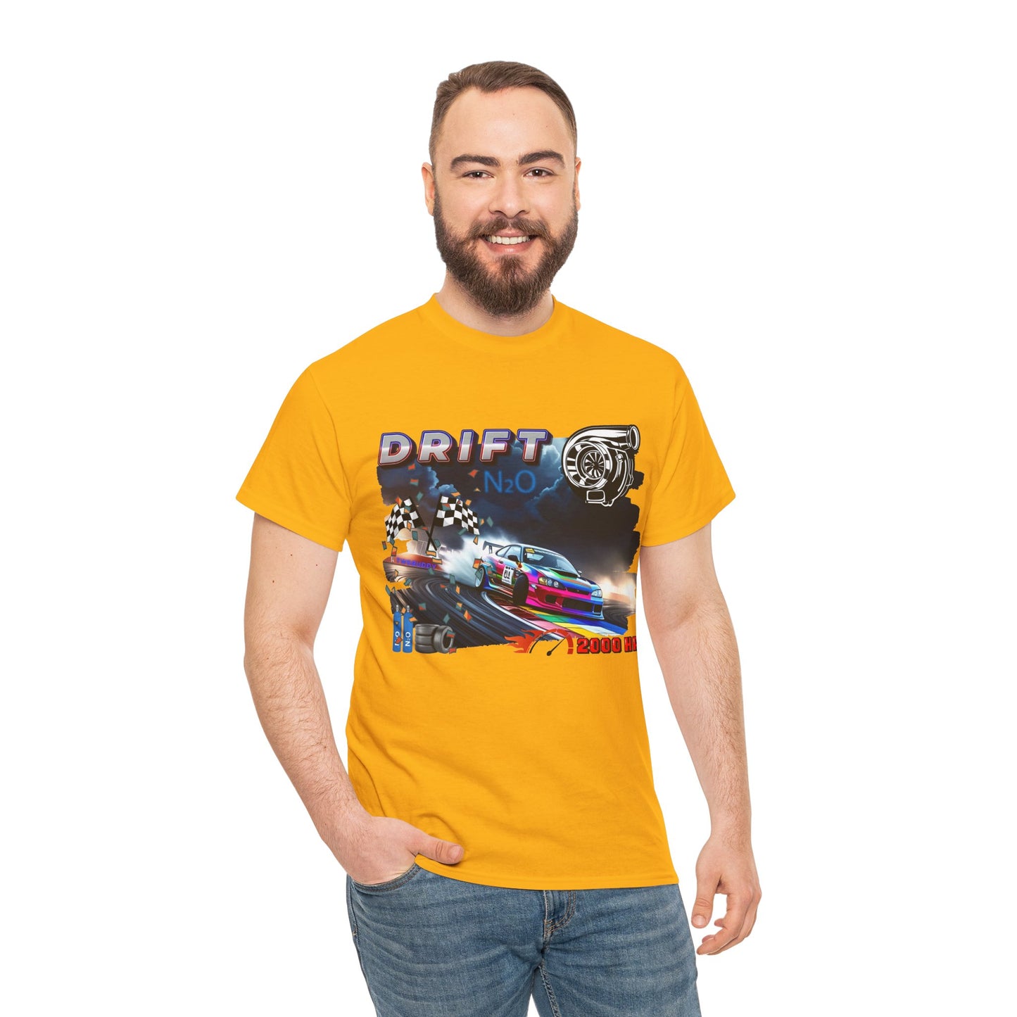 Drift T-shirt, Fast car T-shirt, Unisex Heavy Cotton Tee, Top quality cotton, 7 Colours, Different sizes, AU warehouse.