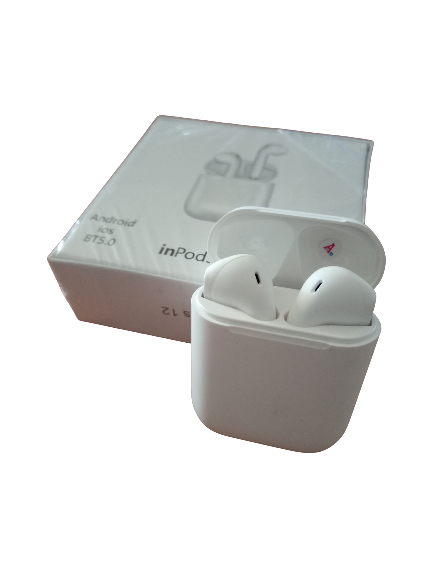 inPods 12 Matte White Wireless Earbuds, AUS Post.