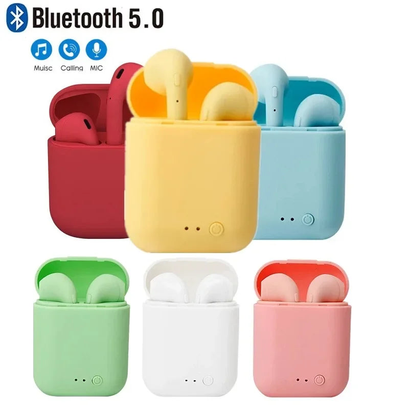Bluetooth Earphone, Wireless Earbuds, Bluetooth 5.0, Handsfree With Mic, USB Rechargeable.