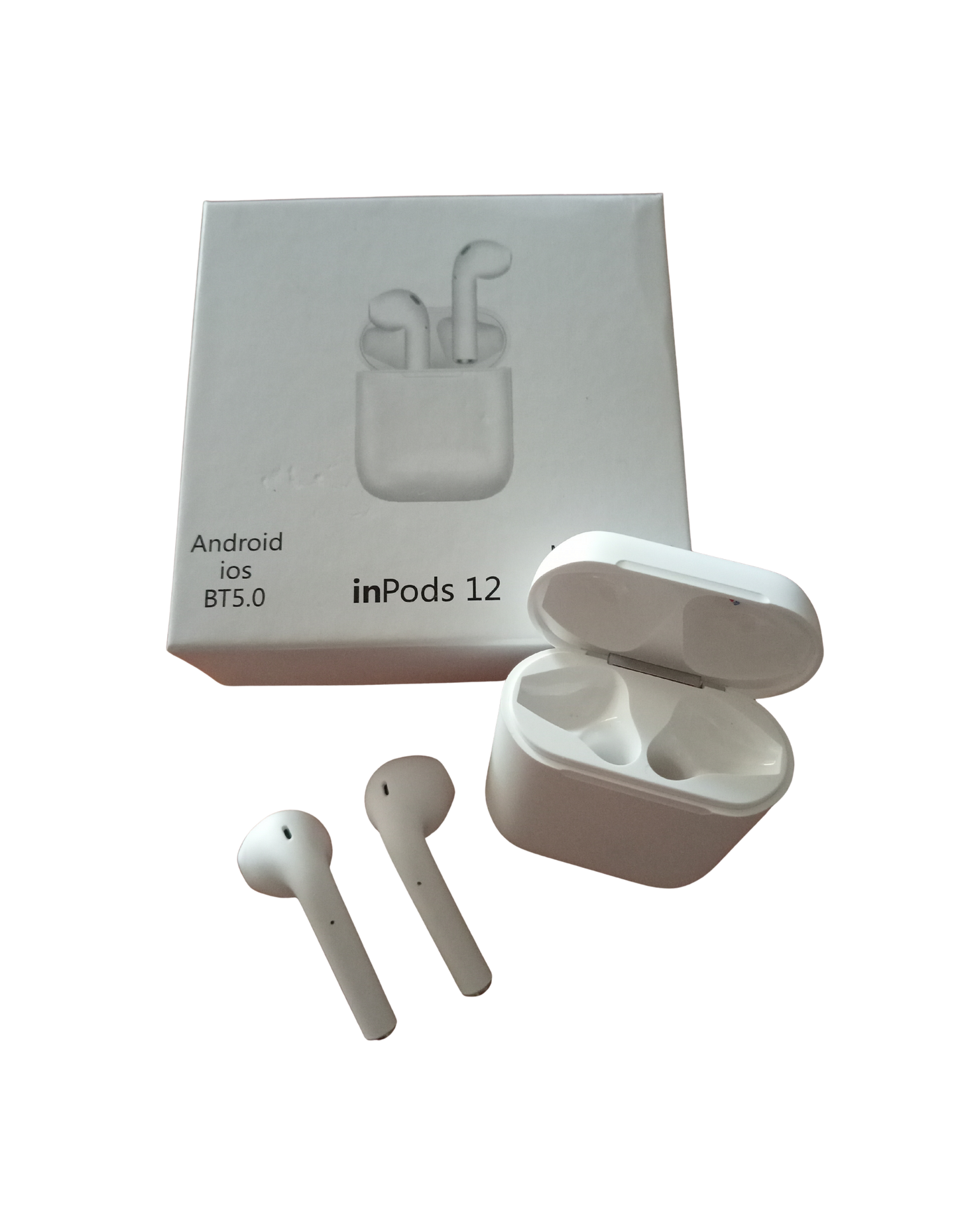 True wireless Earphone, Bluetooth Earbuds, USB Rechargeable, White colour, 2hrs Playtime Approx., Up to 3 recharge case Approx., AUS Post